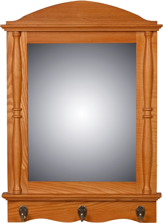 Oak Entry Mirror