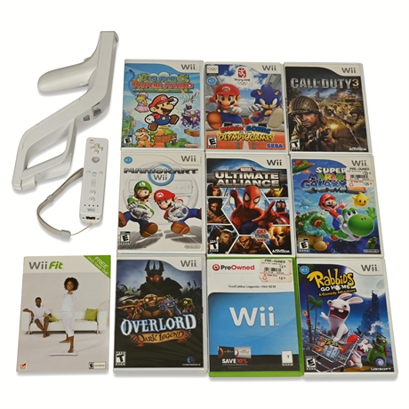 Wii Games + Wii Remote