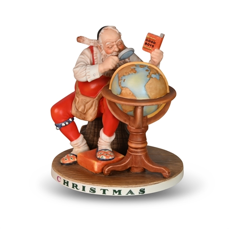 Norman Rockwell Santa by Goebel
