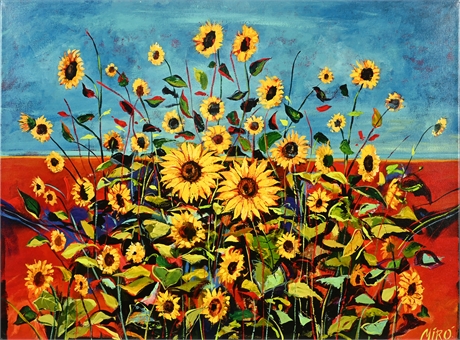 Miro Kenarov 'Wild Sun Flowers'