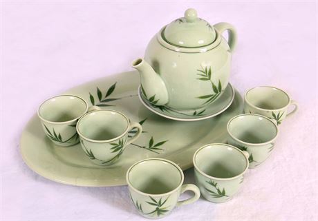Vintage Porcelain Tea Service from Vietnam