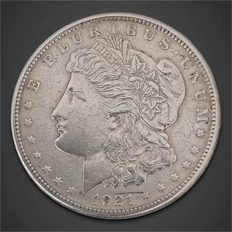 1921-S Morgan Silver Dollar, San Francisco Mint