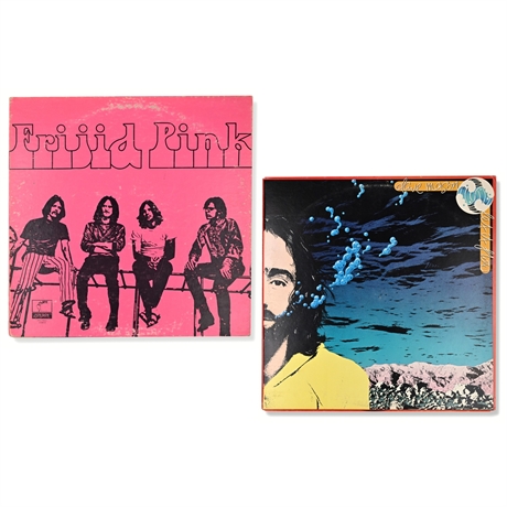 Frijid Pink & Dave Mason “Let It Flow” Vintage Rock Vinyl LP Lot