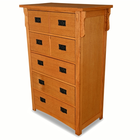 50" Mission-Style 5-Drawer Chest