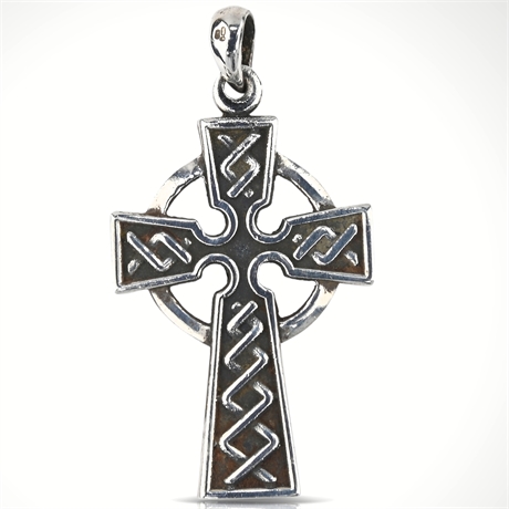 Sterling Silver Celtic Cross Pendant