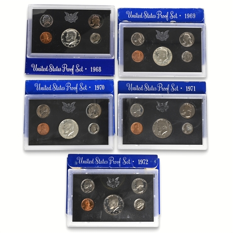 United States Proof Set Collection (1968–1972)