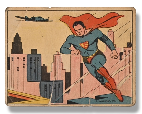 1940 Superman Gum Card