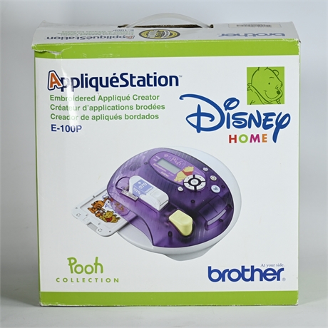 New Brother Disney Home Pooh Collection Applique Station