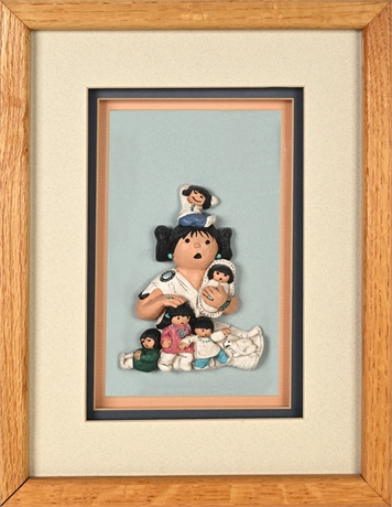Molly Renner “Tiddleybits” Storyteller Framed Wall Art – 13" x 10"
