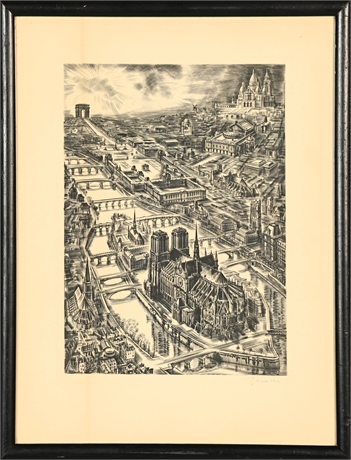 Early 20th Century French Etching