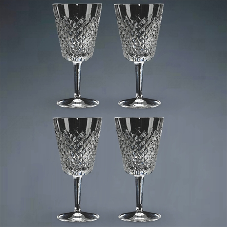 (4) Waterford Crystal "Alana" Goblets