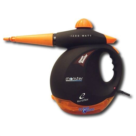 Handheld Monster Steamer Black & Orange