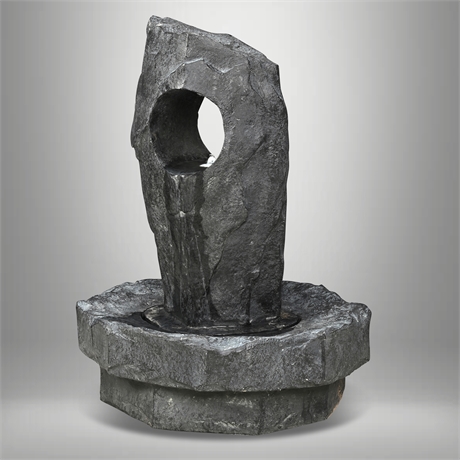 Design Toscano Gropius Infinity Fountain LED 29” Modern Water Feature