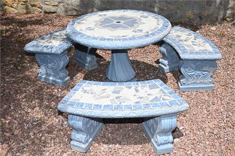 Cement Patio Table