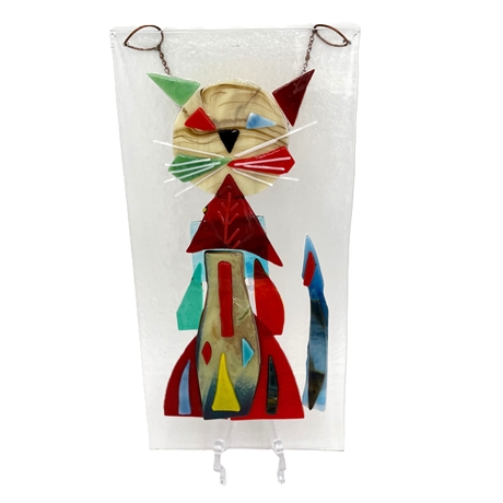 whimsical Cat Suncatcher