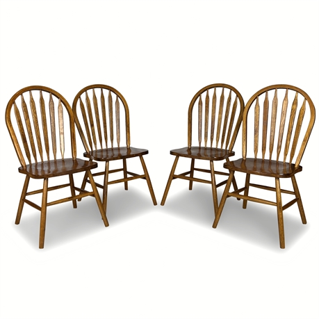 Wooden Arrowback Dining Chairs