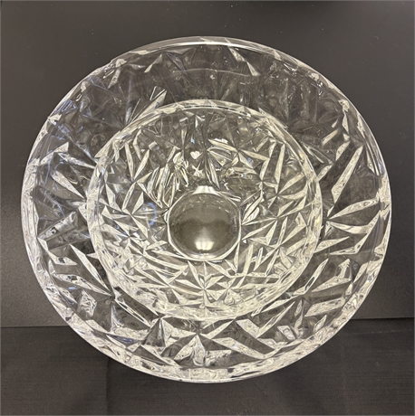 Set of Two Crystal Tiffany and Co. Bowls