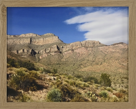Framed Las Cruces Landscape Photograph