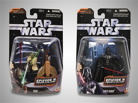 Star Wars:  Darth Vader & Yoda Action Figures