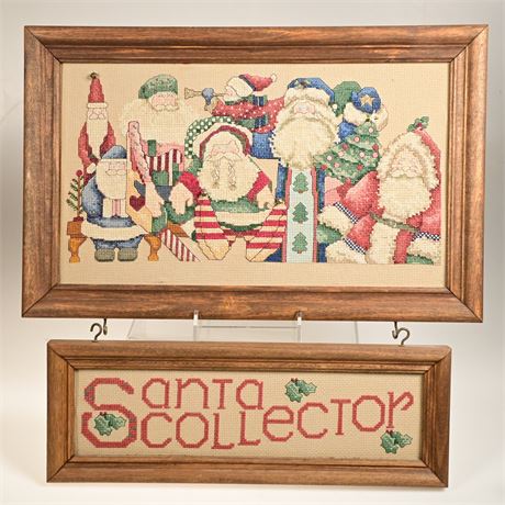 Santa Collector Cross Stitch