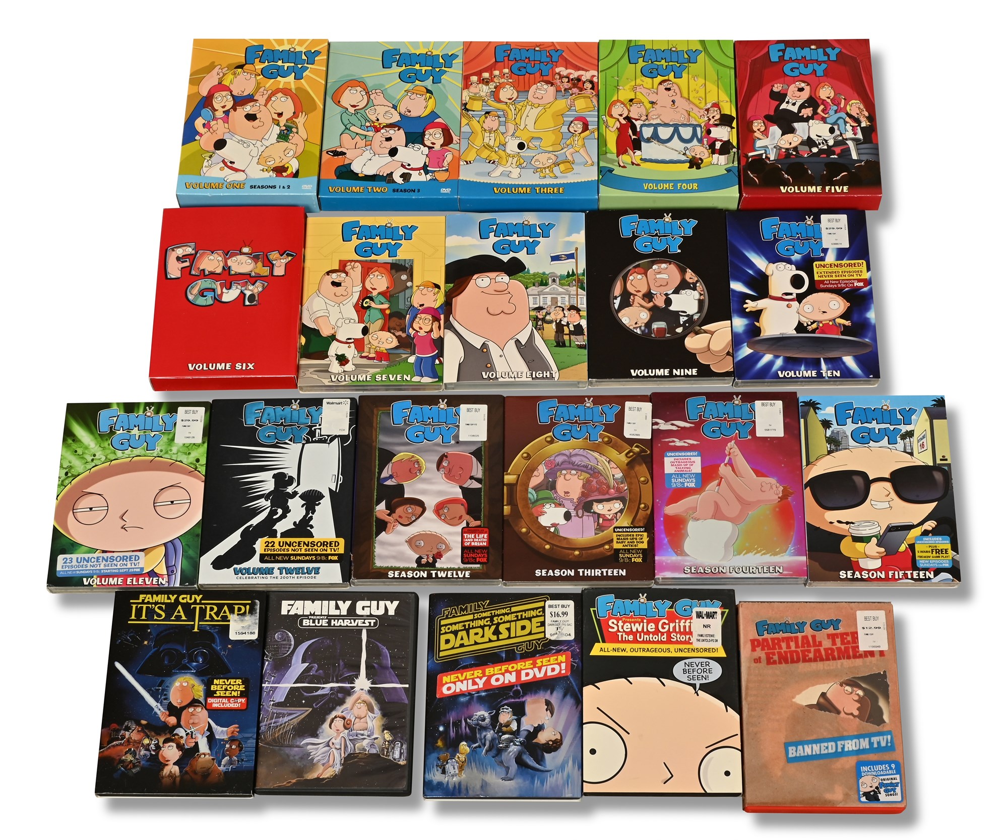 NM Auctions | Innovative Auction, Liquidation & Estate Sales - Family Guy  Box Sets