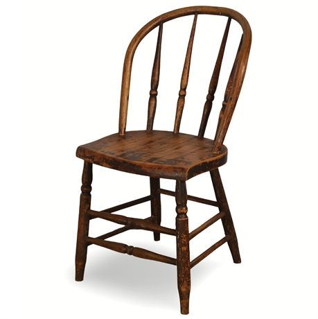 Antique Spindleback Farmhouse Chair