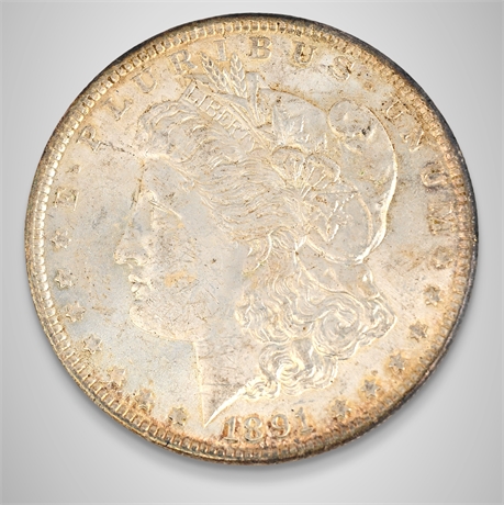 1891 Morgan Silver Dollar – Philadelphia Mint – .900 Silver