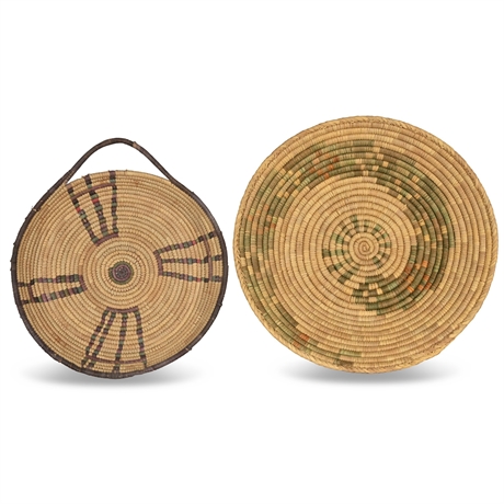 Pair of Handwoven Baskets