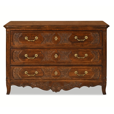 French Provincial Oak Chest by Hickory Furniture