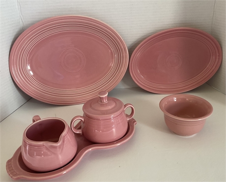 Fiestaware Rose Pink Collection