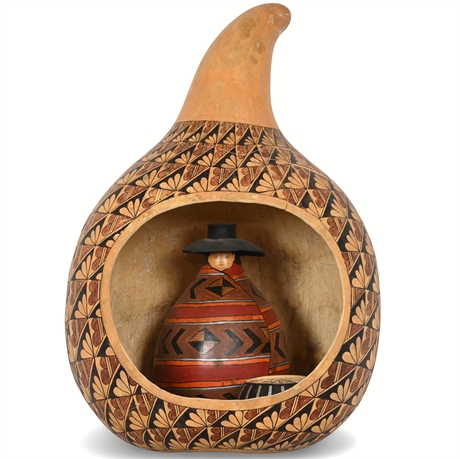 Whispers of the Southwest - Gourd Art