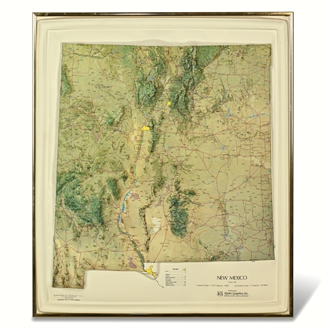 New Mexico 3D Map