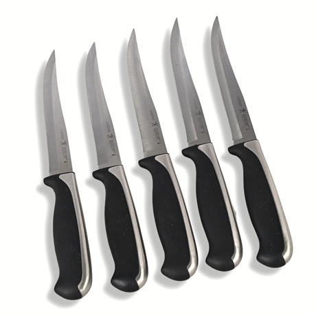 J.A. Henckels Fine Edge Synergy Boning Knives – Set of 5, 9″, German Steel