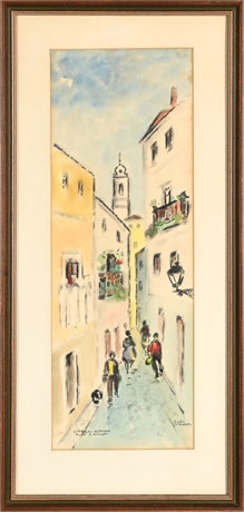 Mid-Century Portuguese Mixed-Media