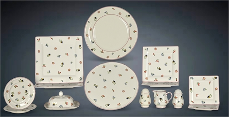 Villeroy & Boch "Petite Fleur" 14-Piece Porcelain Serving Set