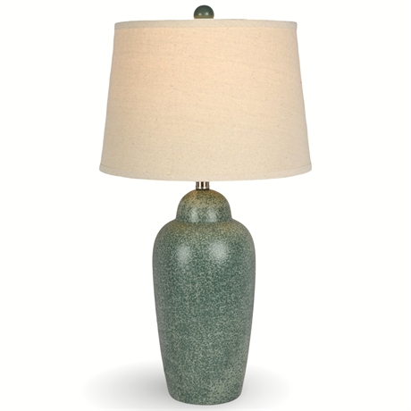 Saher Ceramic Table Lamp in Green