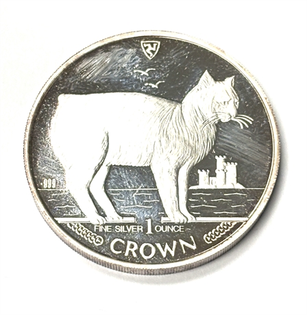 Silver Proof Cat Crown 1988