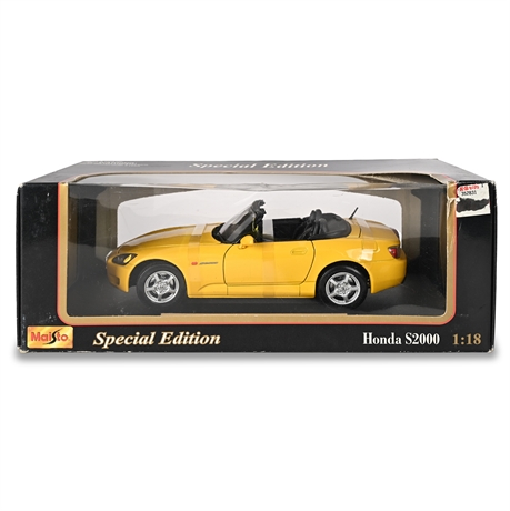 Maisto 1:18 Honda S2000 Die-Cast Model – Special Edition