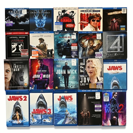 Action Movie Blu-Ray Collection