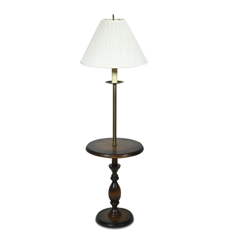 Floor Lamp with Built In Table