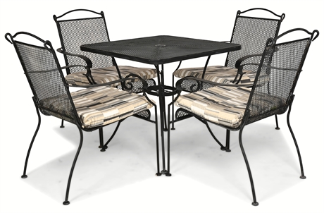 Iron Patio Dining Set