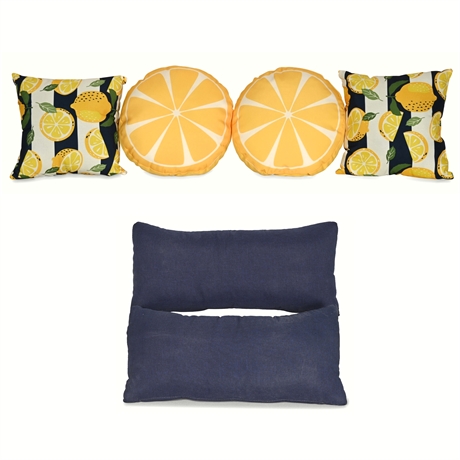 Lemon Accent Pillows