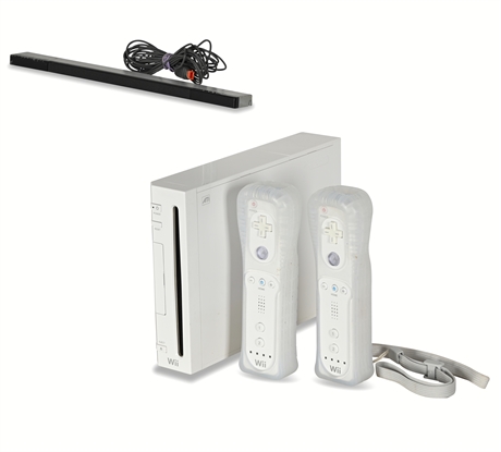 Nintendo Wii Console + Controllers