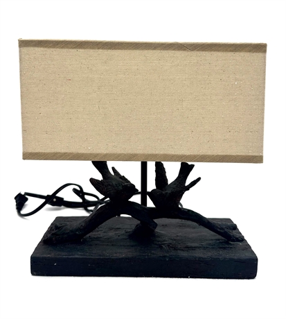Creative Co-Op Bird Lamp with Shade, New in Box