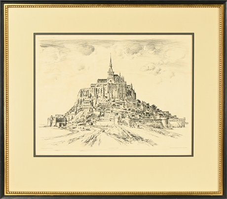 Le Mont Saint Michel Print
