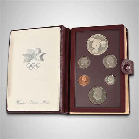 1983-S U.S. Mint Olympic Prestige Proof Set — Six Coins in Original Case