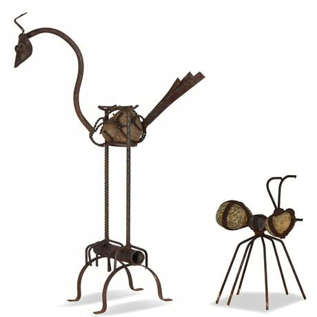 Kinetic Roadrunner Garden Sculptures