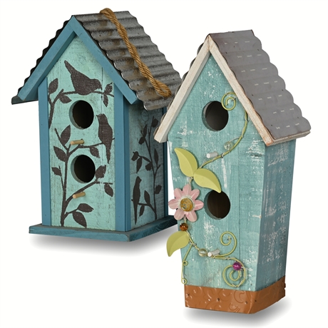 Rustic Wooden Birdhouses