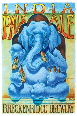 'Happy Elephant Breckenridge Brewery' -  Bob Diven Original