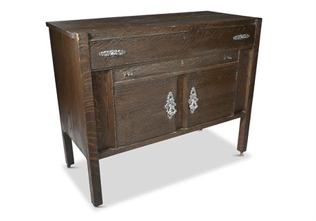 Antique Gothic Sideboard